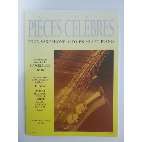 PIECES CELEBRES -- MARCEL MULE - SAXO ALTO Y PIANO