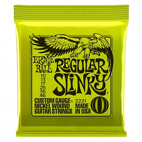 Ernie Ball Slinky 2221 - Juego de cuerdas para guitarra eléctrica