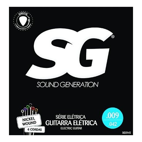 Juego cuerdas geléctrica nickel