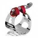 Abrazadera y boquillero BG LD DUO Plata para clarinete o saxo alto