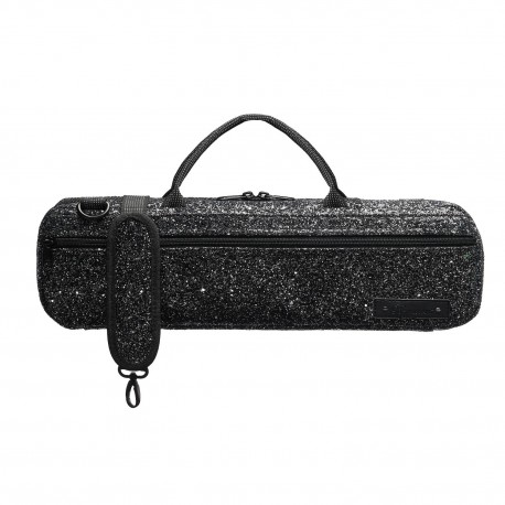 BEAUMONT FUNDA FLAUTA BLACK SPARCLE PATA DE SI