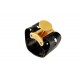 Abrazadera y Boquillero Clarinete Sib GF System Maxima Dorado MX-04M Tornillo Dorado