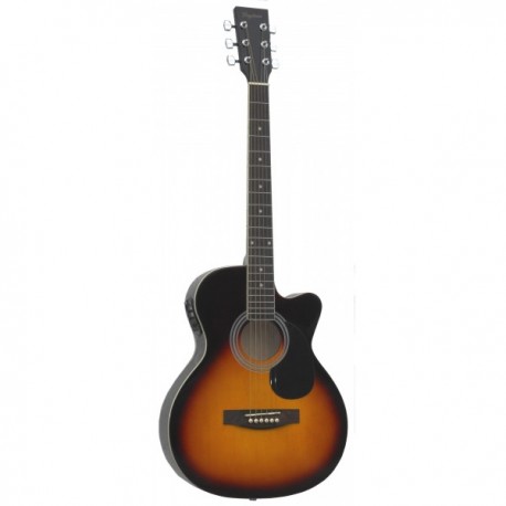 GUITARRA ACÚSTICA ELECTRIFICADA DAYTONA A401CESB SOMBREADA