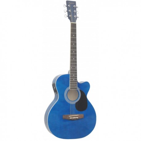 GUITARRA ACÚSTICA ELECTRIFICADA DAYTONA A401CEBL AZUL
