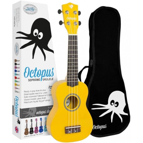 Ukelele Octopus  Uk-200 yl soprano  Color amarillo
