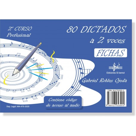 Dictados 6º 80 a 2 Voces (2º Grado Medio) (Inc.CD)