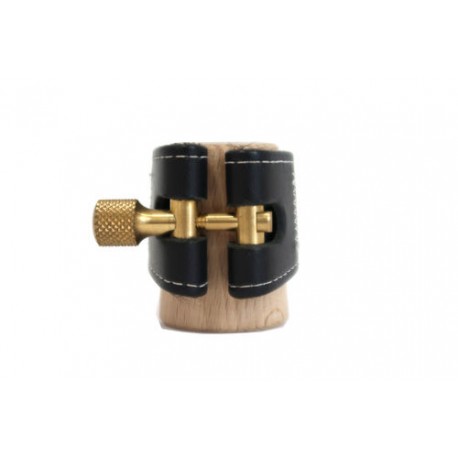 Abrazadera Clarinete Sib Wood Stone Kodama II Cuero negra