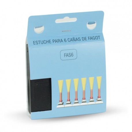 ESTUCHE 6 CAÑAS FAGOT ORTOLA FAS6 NEGRO