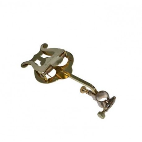 ATRIL SUPER, TROMPETA, CURVADO, CON SOPORTE Ø14 MM