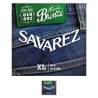 Juego de cuerdas para guitarra acústica savarez a130xl de bronce, 010' - 047'
