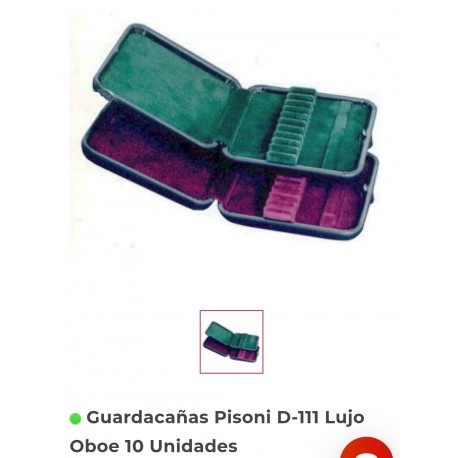 Guardacañas Pisoni D-111 Lujo Oboe 10 Unidades