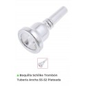 Boquilla Schilke Trombón Tubería Ancha 55-52 Plateada
