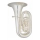 TUBA EN DO EASTMAN EBC632S 4 PISTONES + 1 CILINDRO PLATEADA 4/4