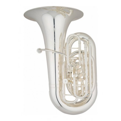 TUBA EN DO EASTMAN EBC632S 4 PISTONES + 1 CILINDRO PLATEADA 4/4