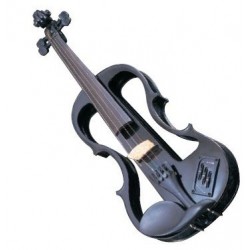 VIOLÍN ELECTRIFICADO CARLO GIORDANO EV202 4/4 NEGRO