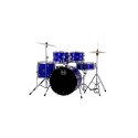 Batería Mapex Comet con Herrajes, Platos y Baquetas 22",10",12",16",14" CM5294FTCIB Azul