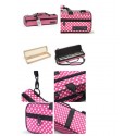 Estuche flauta beaumont pink polka dot