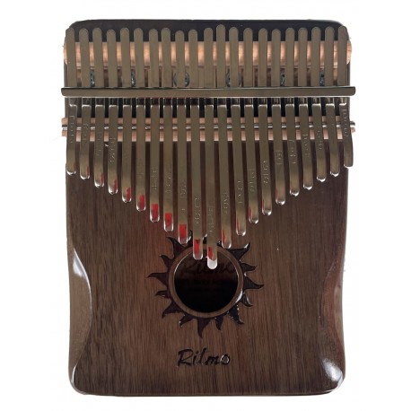 KALIMBA DE CAOBA DE 17 NOTAS MARRÓN
