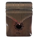 KALIMBA DE CAOBA DE 17 NOTAS MARRÓN