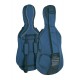 FUNDA BOSTON CELLO 4/4 AZUL-GRIS 23mm