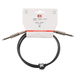 CABLE EK AUDIO JACK-JACK RECTOS PARA GUITARRA 1 M