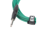 CABLE EK AUDIO PARA GUITARRA JACK RECTO-ACODADO 3M VERDE