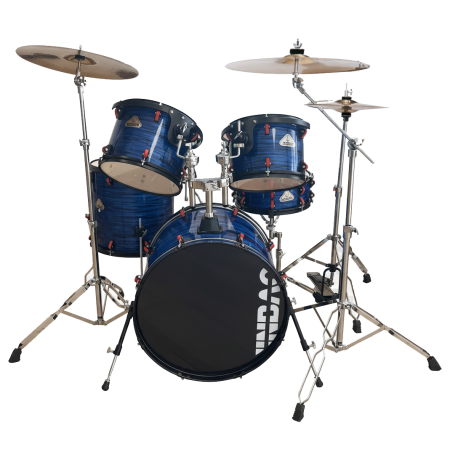 BATERÍA JINBAO BOMBO 22" AZUL