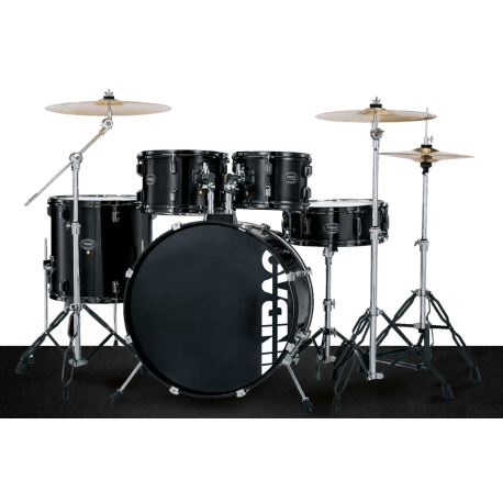 BATERÍA JINBAO BOMBO DE 20" NEGRO METALIZADO