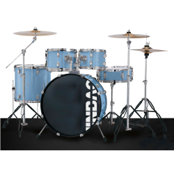 BATERÍA JINBAO BOMBO DE 20" AZUL