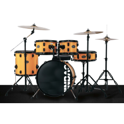 BATERÍA JINBAO BOMBO DE 18" AMARILLO